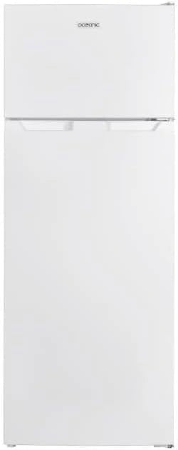 R¨¦frig¨¦rateur OCEANIC 206L avec Cong¨¦lateur, 2 Portes, Blanc, Froid Statique