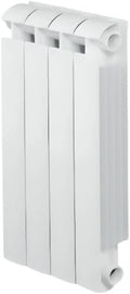 Radiateur en fonte d'aluminium 648W pour chauffage central 4 ¨¦l¨¦ments KLASS 800 blanc