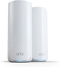 Syst¨¨me Mesh WiFi NETGEAR Orbi 7 BE11000, 2-Pack, 11 Gbps, 360 m2, Port Internet 2.5GB, Tri-Band, Compatible Tous FAI