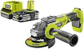RYOBI Meuleuse d'Angle Brushless 18V One+ avec Batterie 2.5Ah et Chargeur Rapide