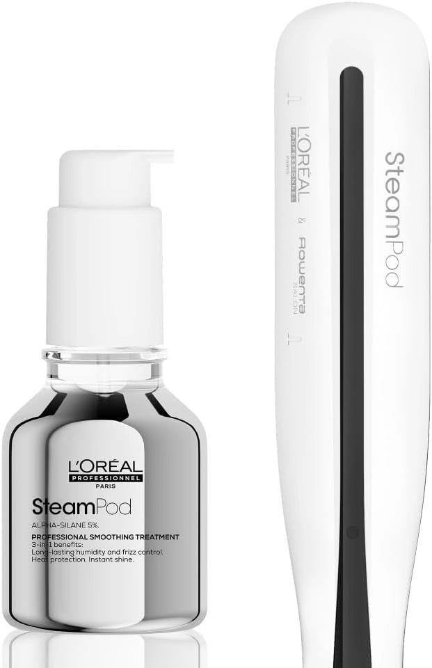 Lisseur Vapeur STEAMPOD 3 - Lissage et Boucles - 91% de Dommages R¨¦duits - Pour Tous Types de Cheveux - L'Or¨¦al Professionnel