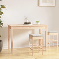 Table Scandinave en Bois de Pin Massif, 110x55x75 cm, Pour Salle ¨¤ Manger et Salon