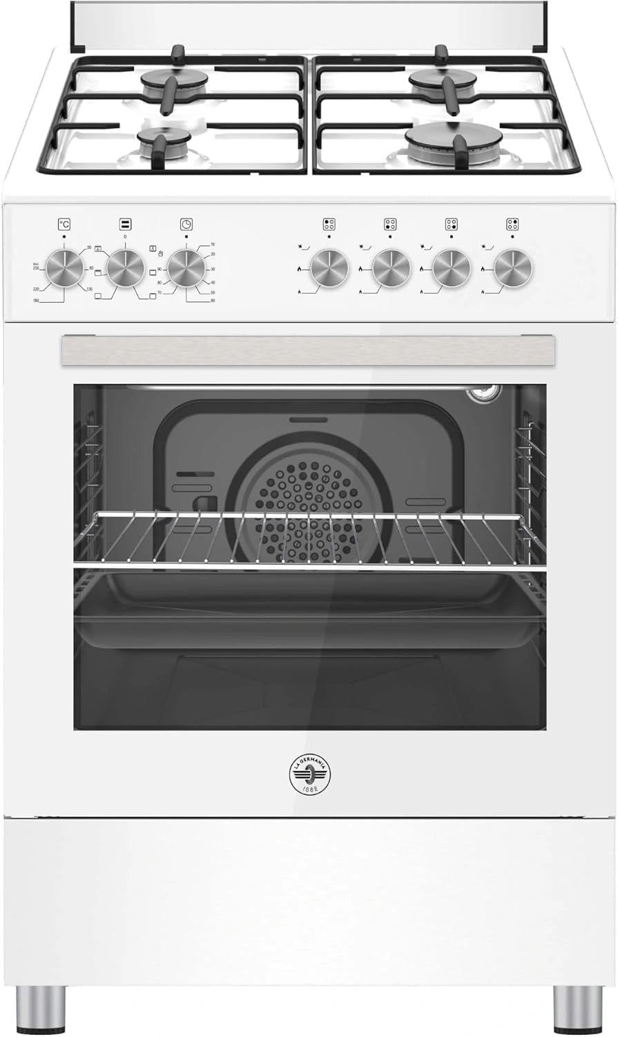 Cuisini¨¨re Mixte ¨¦lectrique et Gaz Blanc SE664EB/24