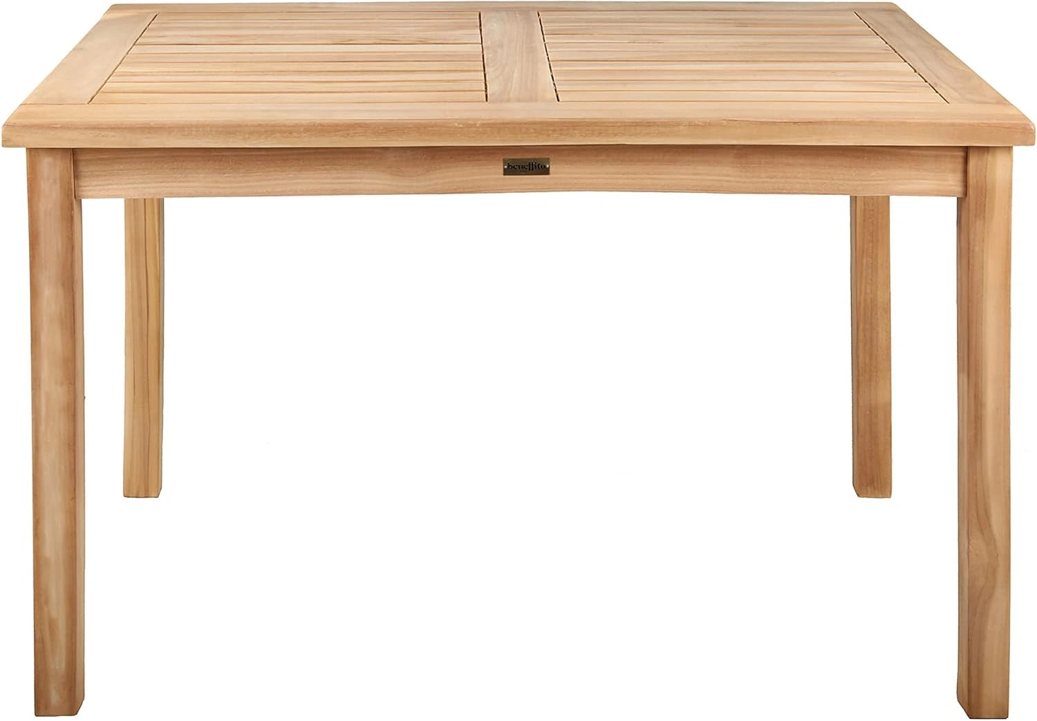 Table de Jardin en Teck pour 4 Personnes - Bois Naturel - 70 x 110 cm