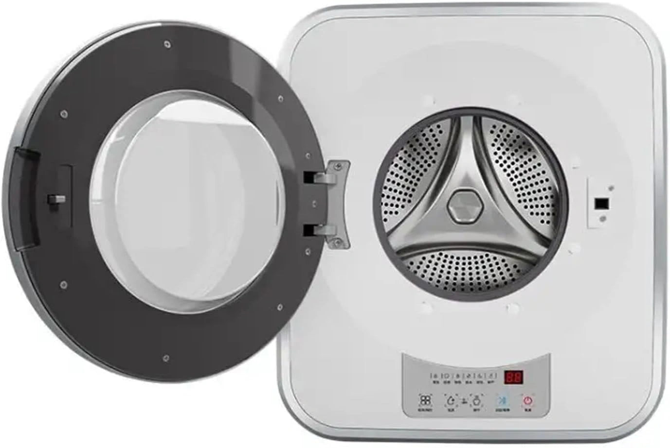 Lave-Linge Mural Compact 3 Kg avec S¨¦chage Automatique