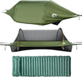 Hamac de Randonn¨¦e avec Moustiquaire et Protection Imperm¨¦able pour 1 Personne - Vert