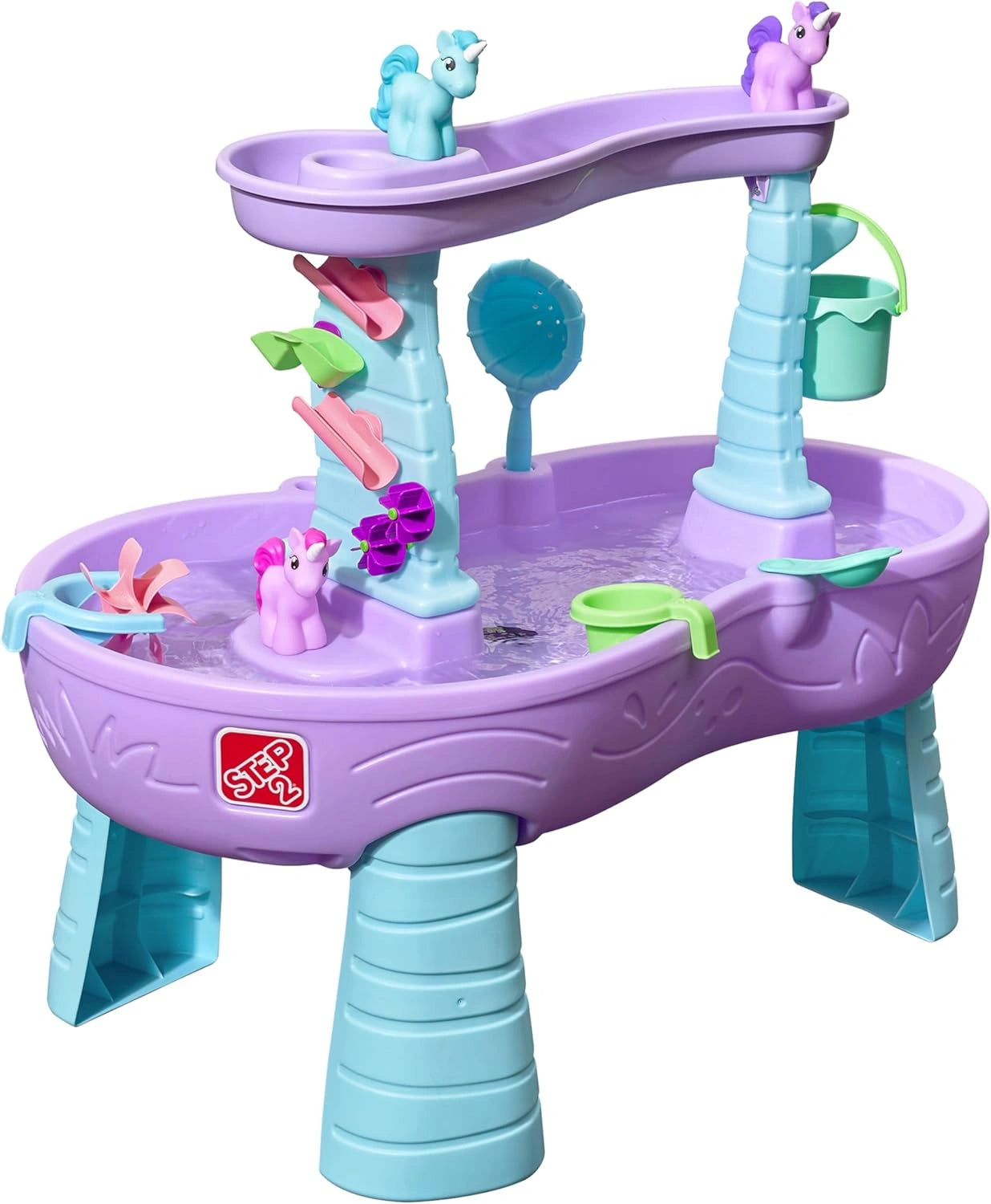 Table d'Eau Licorne Enchant¨¦e avec Accessoires, Id¨¦ale pour le Jardin