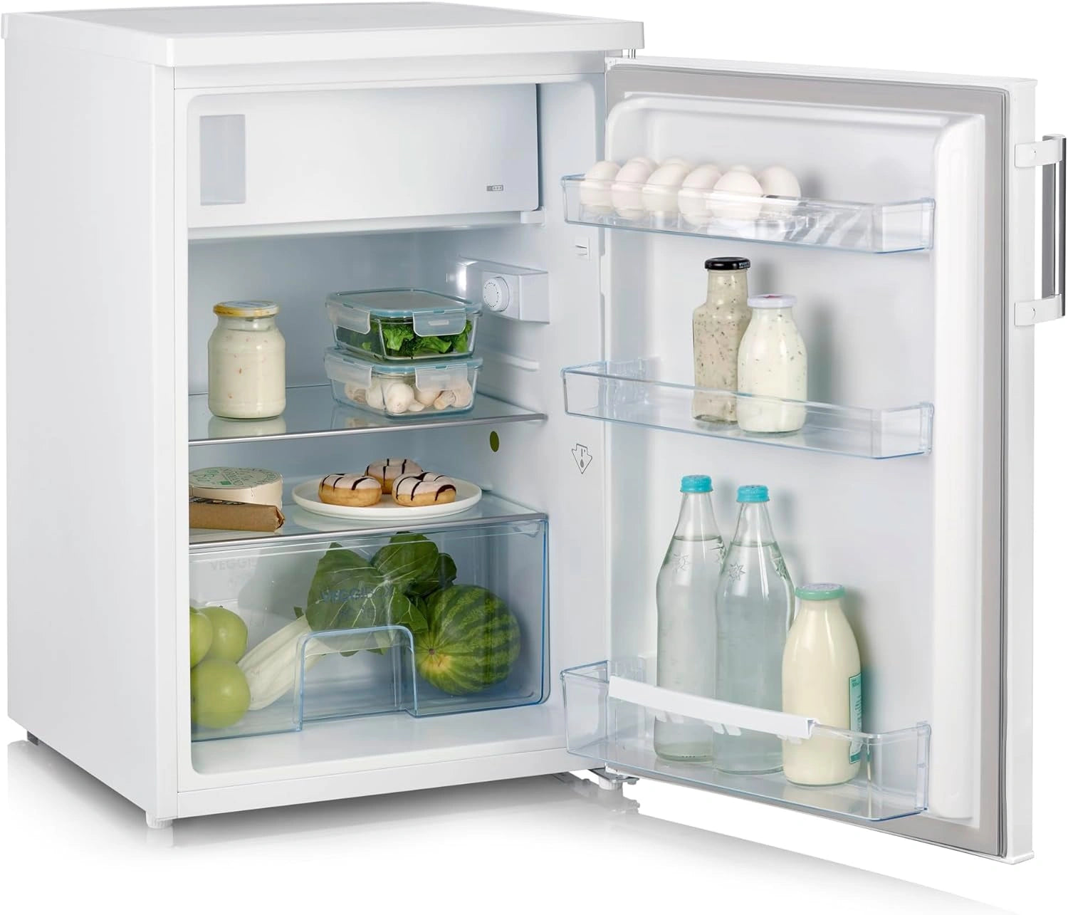 Mini R¨¦frig¨¦rateur SEVERIN 120L, Compact et ¨¦conome, Classe C, Blanc