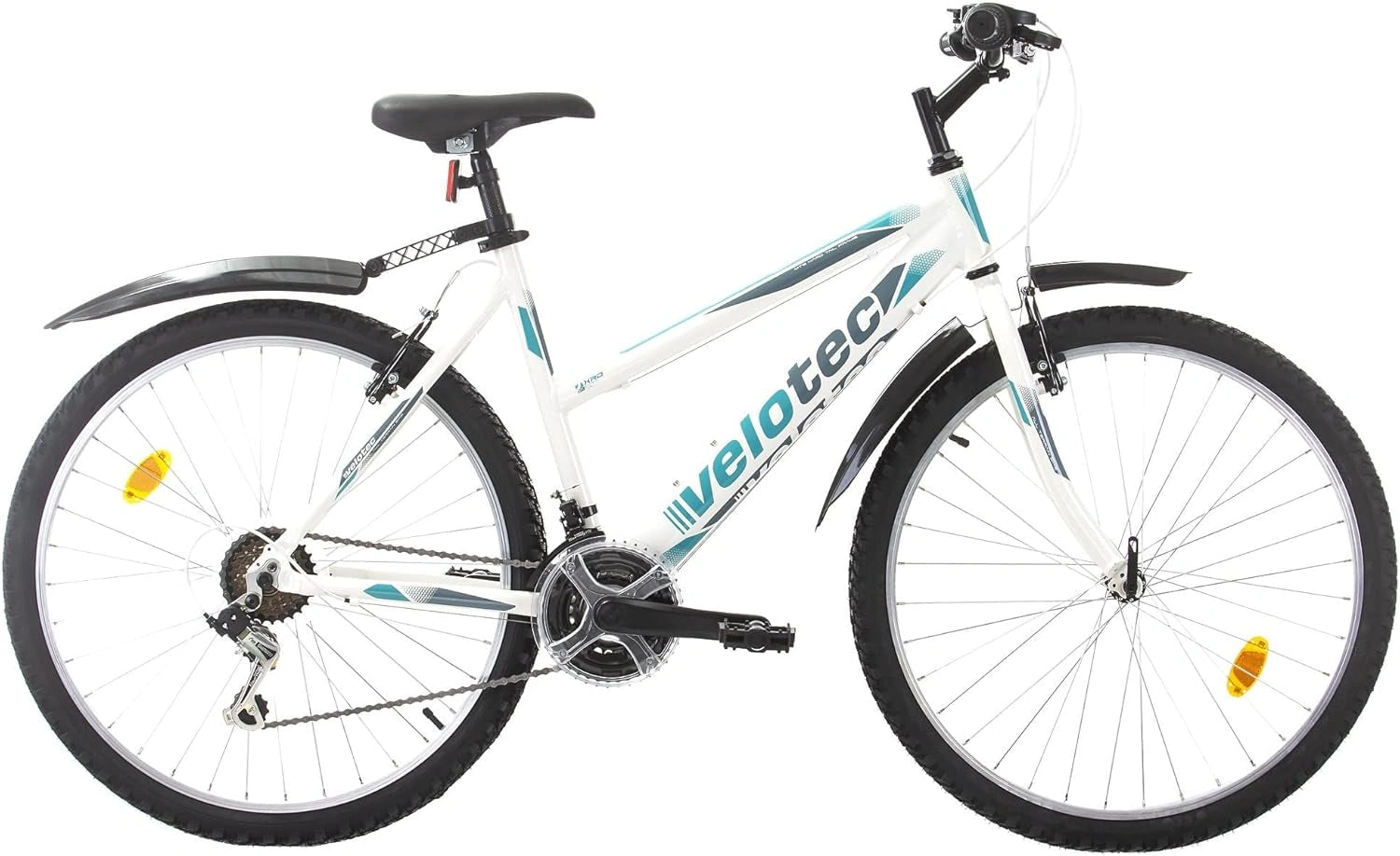 VTT Velotec 26'' Aluminium, 18 Vitesses, Freins V-Brake, Pour Femmes 150-175 cm