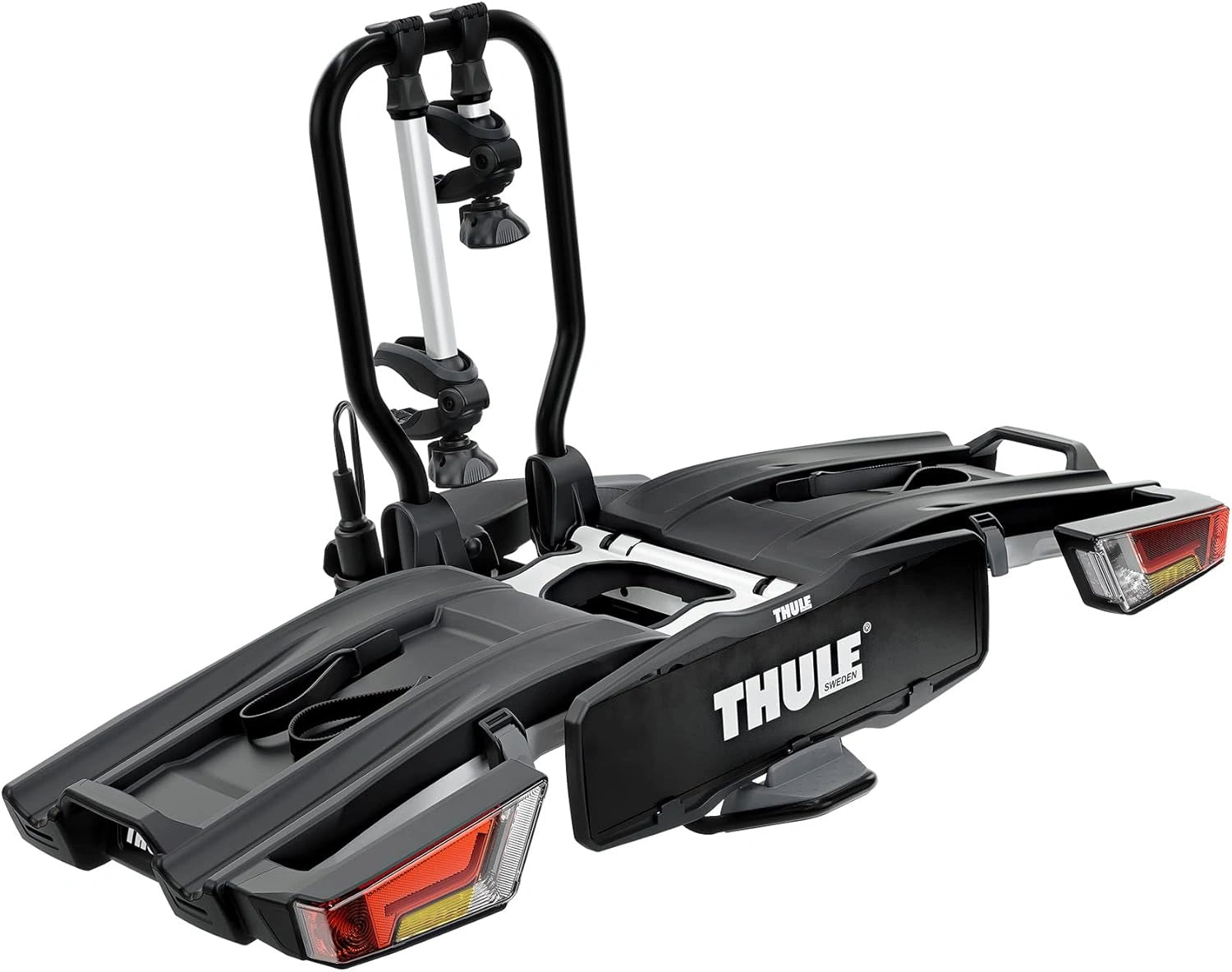 Thule EasyFold XT Porte-V¨¦los Pliable Sur Attelage Noir/Aluminium pour 2 V¨¦los