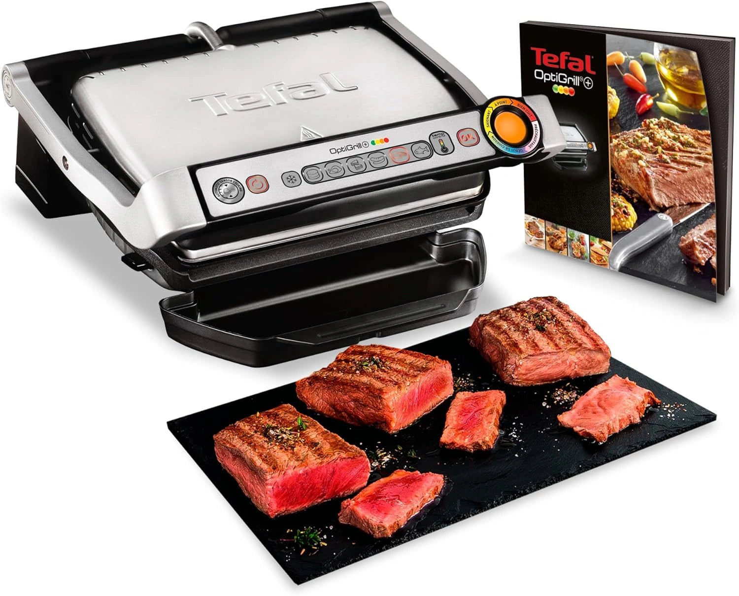 Tefal Optigrill+ Intelligent avec 6 Programmes et Mode Manuel pour 4 Personnes, Mod¨¨le GC712D12