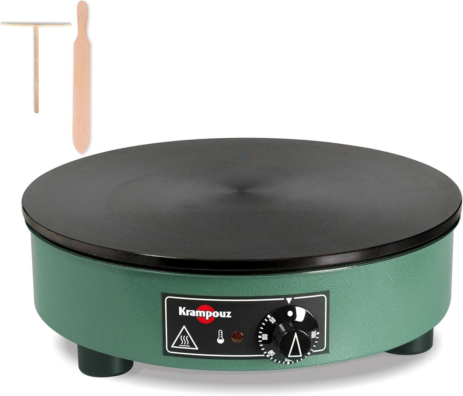 Cr¨ºpi¨¨re ¨¦lectrique Traditionnelle en Fonte 40 cm - 3000W - Fabriqu¨¦e en France